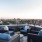 a balcony overlooking a city